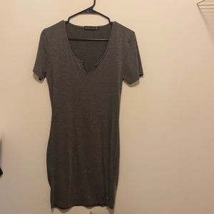 Gray PLT mini dress